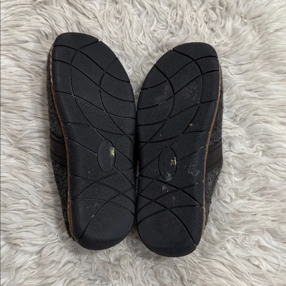 Earth Charcoal Gray Buckle  Eras Casual Wool Comfort Clogs Size 7.5M - Picture 5 of 7